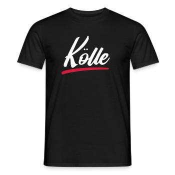 FROID | COLOGNE DESIGN - T-shirt homme - noir - Devant - AI Model Male 178 light (178cm)