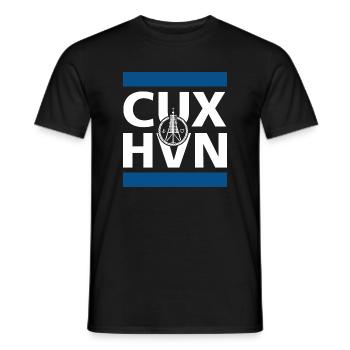 Cuxhaven Kugelbake Anker Herz maritim cuxhvn - Männer T-Shirt - Schwarz - Vorne - AI Model Male 178 light (178cm)
