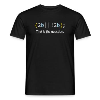 Informatiker Computer Science Code Programmierer - Männer T-Shirt - Schwarz - Vorne - AI Model Male 178 light (178cm)