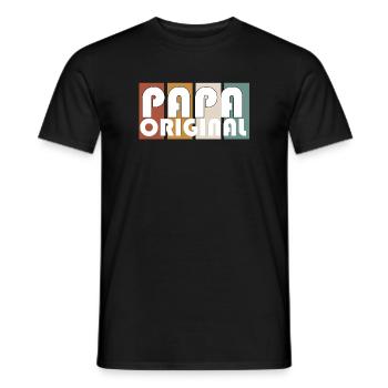 Original Dad - Men's T-Shirt - black - Front - AI Model Male 178 light (178cm)