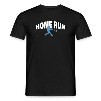 HOME RUN - Männer T-Shirt - Schwarz - Vorne - AI Model Male 178 light (178cm)