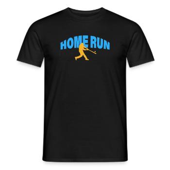HOME RUN - Männer T-Shirt - Schwarz - Vorne - AI Model Male 178 light (178cm)