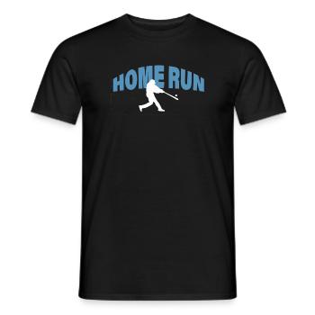 HOME RUN - Männer T-Shirt - Schwarz - Vorne - AI Model Male 178 light (178cm)