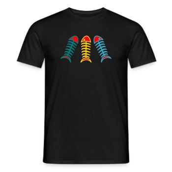 FISH. APRIL FOOL. HOLIDAY. SUMMER. HUMOR - Men's T-Shirt - black - Front - AI Model Male 178 light (178cm)
