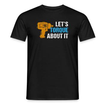Génie mécanique Ingénieur mécanique - T-shirt homme - noir - Devant - AI Model Male 178 light (178cm)