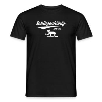 Victoire au Festival de tir de tir 2026 : Tir aux oiseaux - T-shirt homme - noir - Devant - AI Model Male 178 light (178cm)