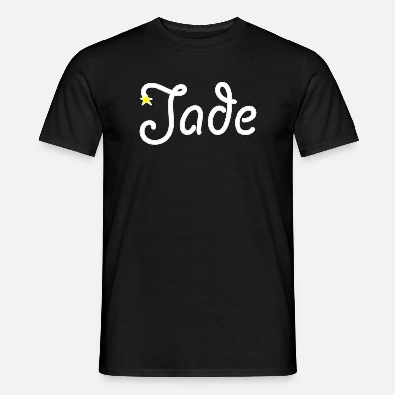 Jade - Männer T-Shirt - Schwarz