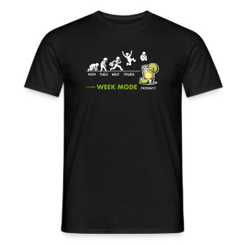 Can't wait for the weekend - Friday is tequila - Men's T-Shirt - black - Front - AI Model Male 178 light (178cm)