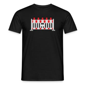 Construction - T-shirt homme - noir - Devant - AI Model Male 178 light (178cm)