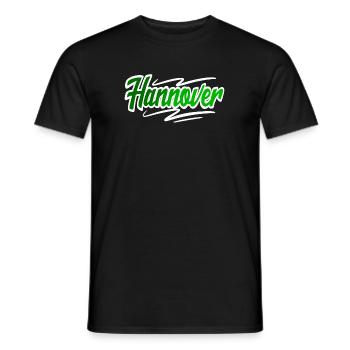 Hanovre - T-shirt homme - noir - Devant - AI Model Male 178 light (178cm)