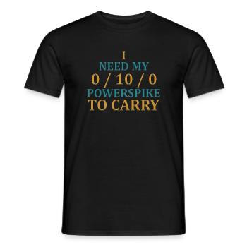 Legaue Legends Lustiges Design - Männer T-Shirt - Schwarz - Vorne - AI Model Male 178 light (178cm)