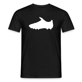 Chaussures de football : champion, but et match à domicile - T-shirt homme - noir - Devant - AI Model Male 178 light (178cm)