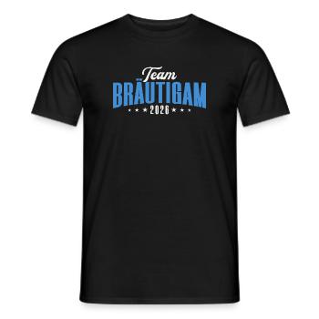 Enterrement de vie de garçon du Marié de l’équipe 2026 - T-shirt homme - noir - Devant - AI Model Male 178 light (178cm)