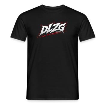 Die Linke zum Gruße - Männer T-Shirt - Schwarz - Vorne - AI Model Male 178 light (178cm)