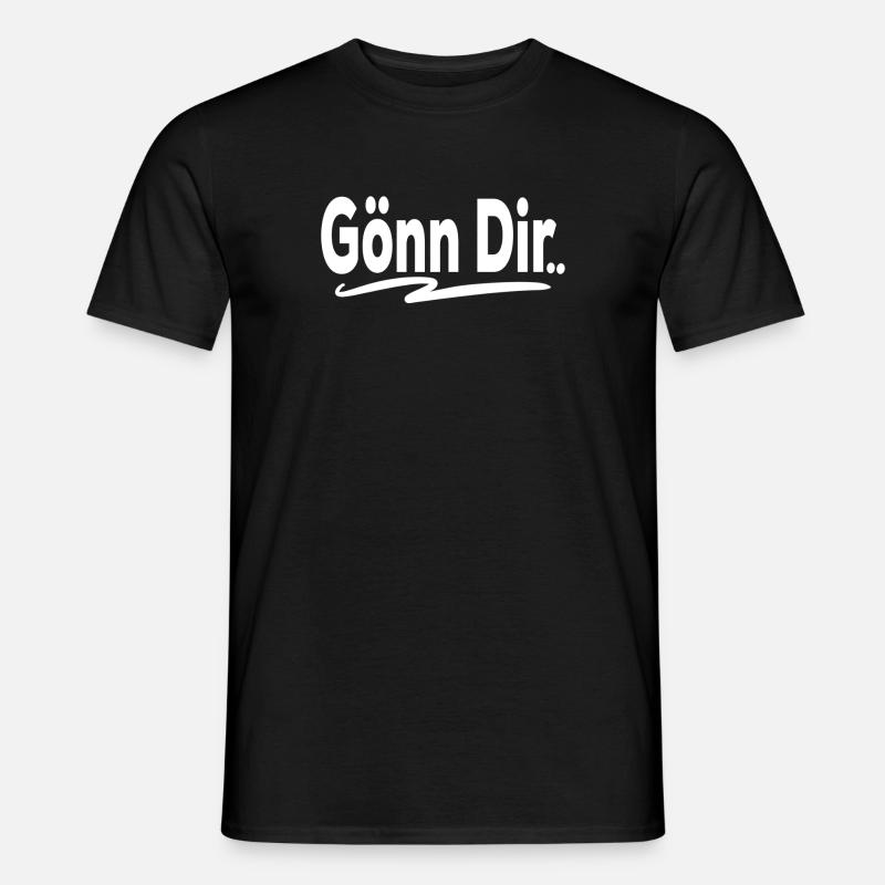 Gönn Dir - Männer T-Shirt - Schwarz