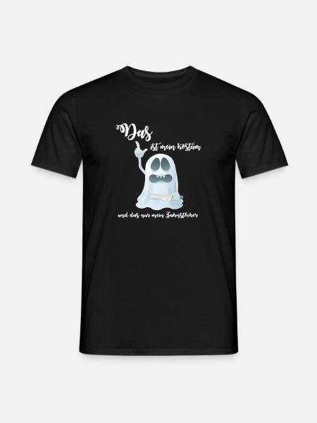 DAS ist mein Kostüm und das nur mein Zahnstocher - Männer T-Shirt - Schwarz