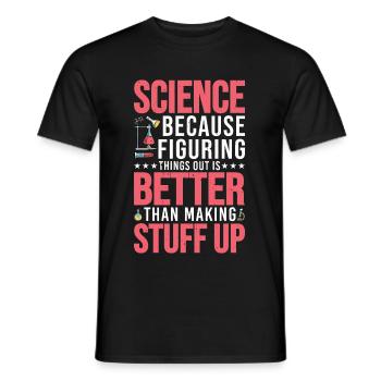 Il vaut mieux comprendre les choses que d’inventer des choses6 - T-shirt homme - noir - Devant - AI Model Male 178 light (178cm)