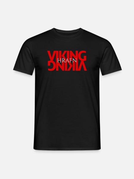 Wikinger HRAFN  - Männer T-Shirt - Schwarz