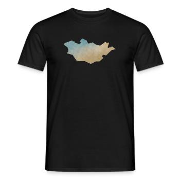 Mongolia - Men's T-Shirt - black - Front - AI Model Male 178 light (178cm)