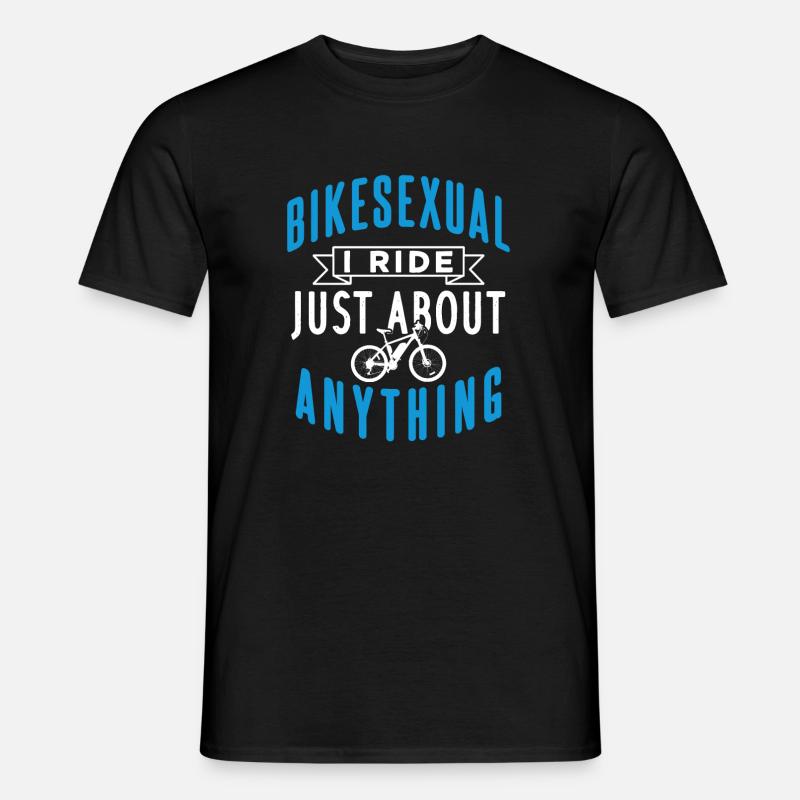 Fahrrad Bikesexual - Männer T-Shirt - Schwarz