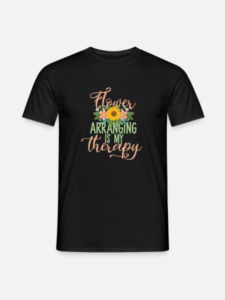 Floristería Terapia Florista - Mænd T-shirt - sort