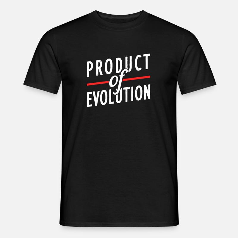 Atheist Evolution Geschenk - Männer T-Shirt - Schwarz
