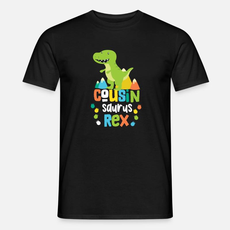Cousin Cousin Saurus Rex Cousinsaurus - T-shirt homme - noir