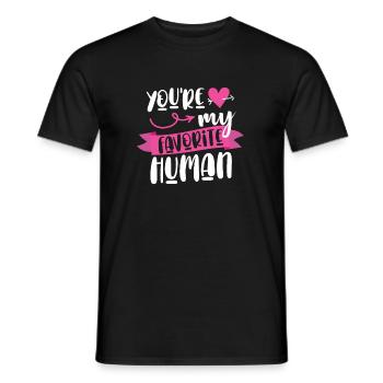 Freund Freundin Geschenkidee - Männer T-Shirt - Schwarz - Vorne - AI Model Male 178 light (178cm)