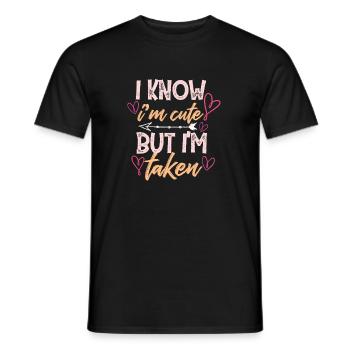 Freundin Vergeben Geschenkidee - Männer T-Shirt - Schwarz - Vorne - AI Model Male 178 light (178cm)