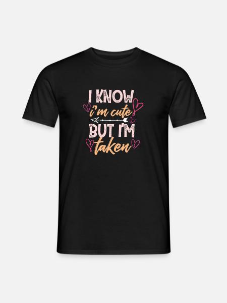 Freundin Vergeben Geschenkidee - Männer T-Shirt - Schwarz