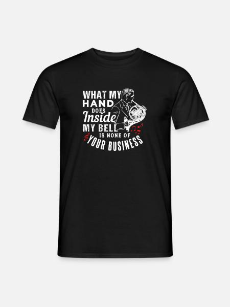 Hoorn Hoorn Cadeau - Heren T-shirt - zwart