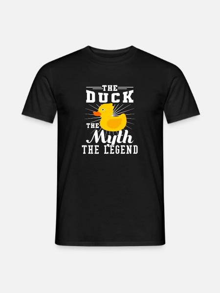 Rubber Duck Squeaky Duck Gift - Men's T-Shirt - black