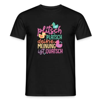 Split Splap Votre opinion est absurde - T-shirt homme - noir - Devant - AI Model Male 178 light (178cm)