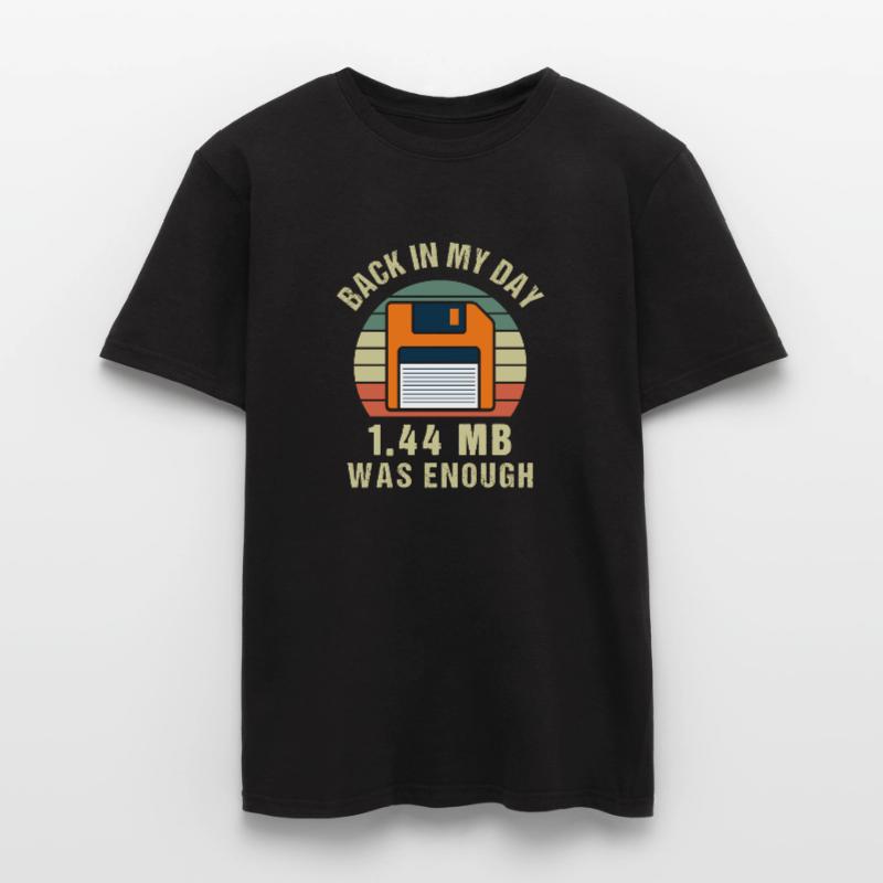Programmierer Diskette Retro Geschenk Männer T-Shirt