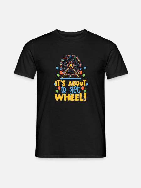 Ferris wheel gift - Men's T-Shirt - black