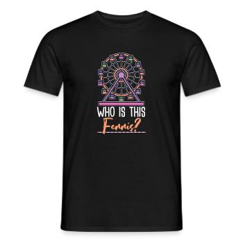Idée cadeau grande roue - T-shirt homme - noir - Devant - AI Model Male 178 light (178cm)