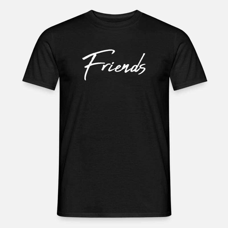 Friends - Männer T-Shirt - Schwarz