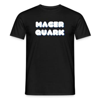 Magerquark Protein Bodybuilding Gym Lifestyle - Männer T-Shirt - Schwarz - Vorne - AI Model Male 178 light (178cm)