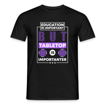 Brettspiele Stratege Spiel Rpg - Männer T-Shirt - Schwarz - Vorne - AI Model Male 178 light (178cm)