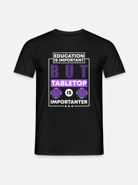 Brettspiele Stratege Spiel Rpg - Männer T-Shirt - Schwarz