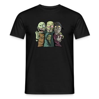 Zombies Halloween - Männer T-Shirt - Schwarz - Vorne - AI Model Male 178 light (178cm)