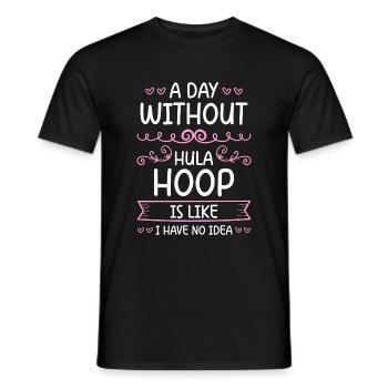 Hullern Fitness Weight Loss Motivation - Men's T-Shirt - black - Front - AI Model Male 178 light (178cm)