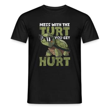 Tank Old Biodiversity - Men's T-Shirt - black - Front - AI Model Male 178 light (178cm)