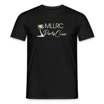 "MLLRC" Mallorca Party Crew - Tropisch - Pastell - Männer T-Shirt - Schwarz - Vorne - AI Model Male 178 light (178cm)