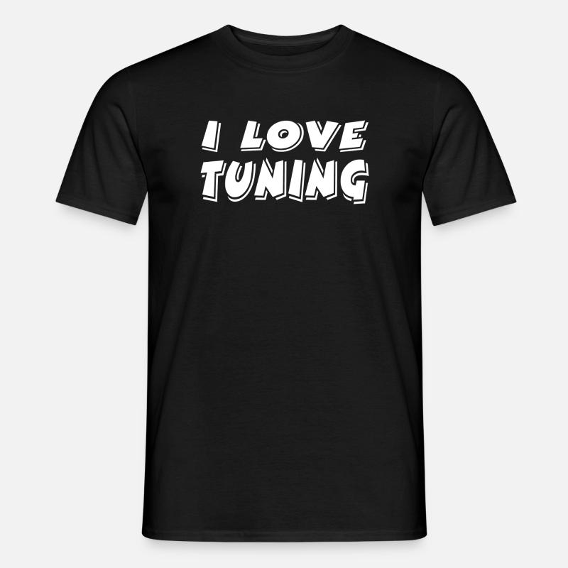 Tuning - Männer T-Shirt - Schwarz