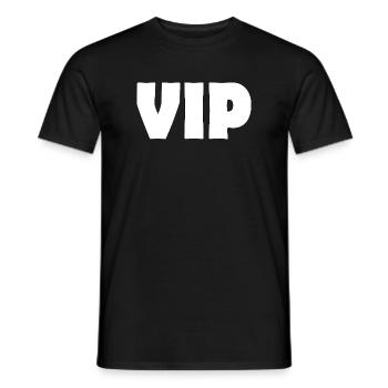 VIP - Männer T-Shirt - Schwarz - Vorne - AI Model Male 178 light (178cm)