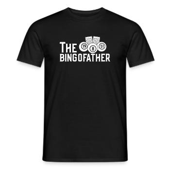 Joueur de bingo Le Bingofather Bingo - T-shirt homme - noir - Devant - AI Model Male 178 light (178cm)