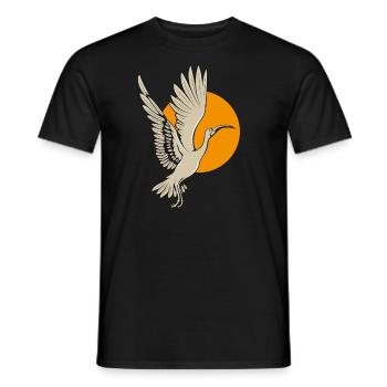 Ibis - Männer T-Shirt - Schwarz - Vorne - AI Model Male 178 light (178cm)