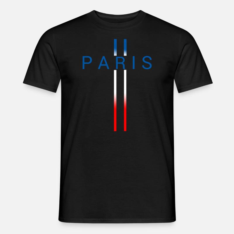 Paris - Männer T-Shirt - Schwarz