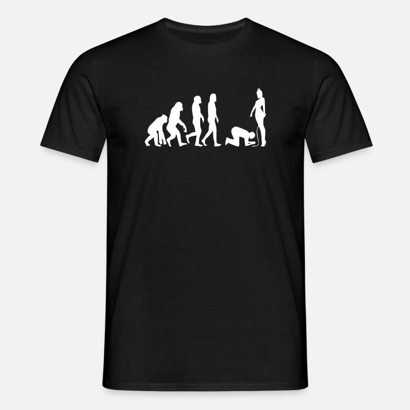 Evolution Mann - Männer T-Shirt - Schwarz